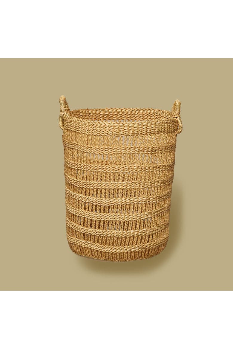 Kuma Open Weave Basket, Alternate, color, Natural