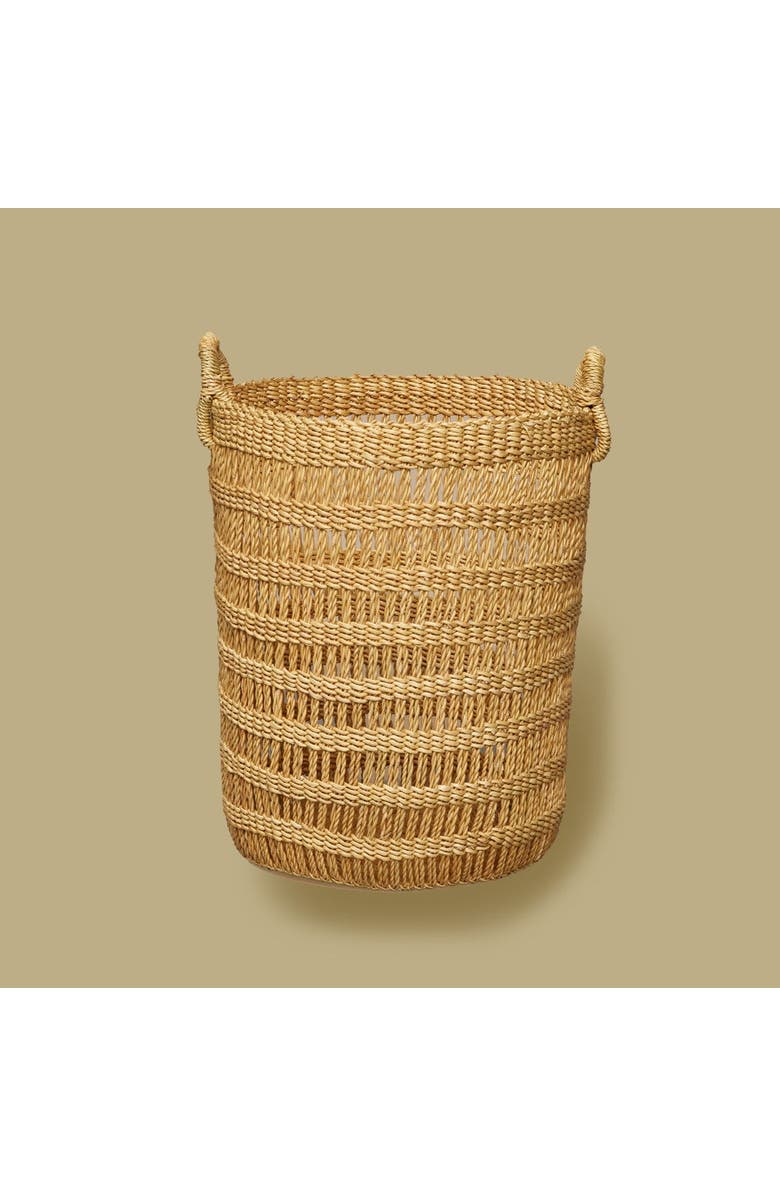 indego africa Kuma Open Weave Basket, Alternate, color, Natural