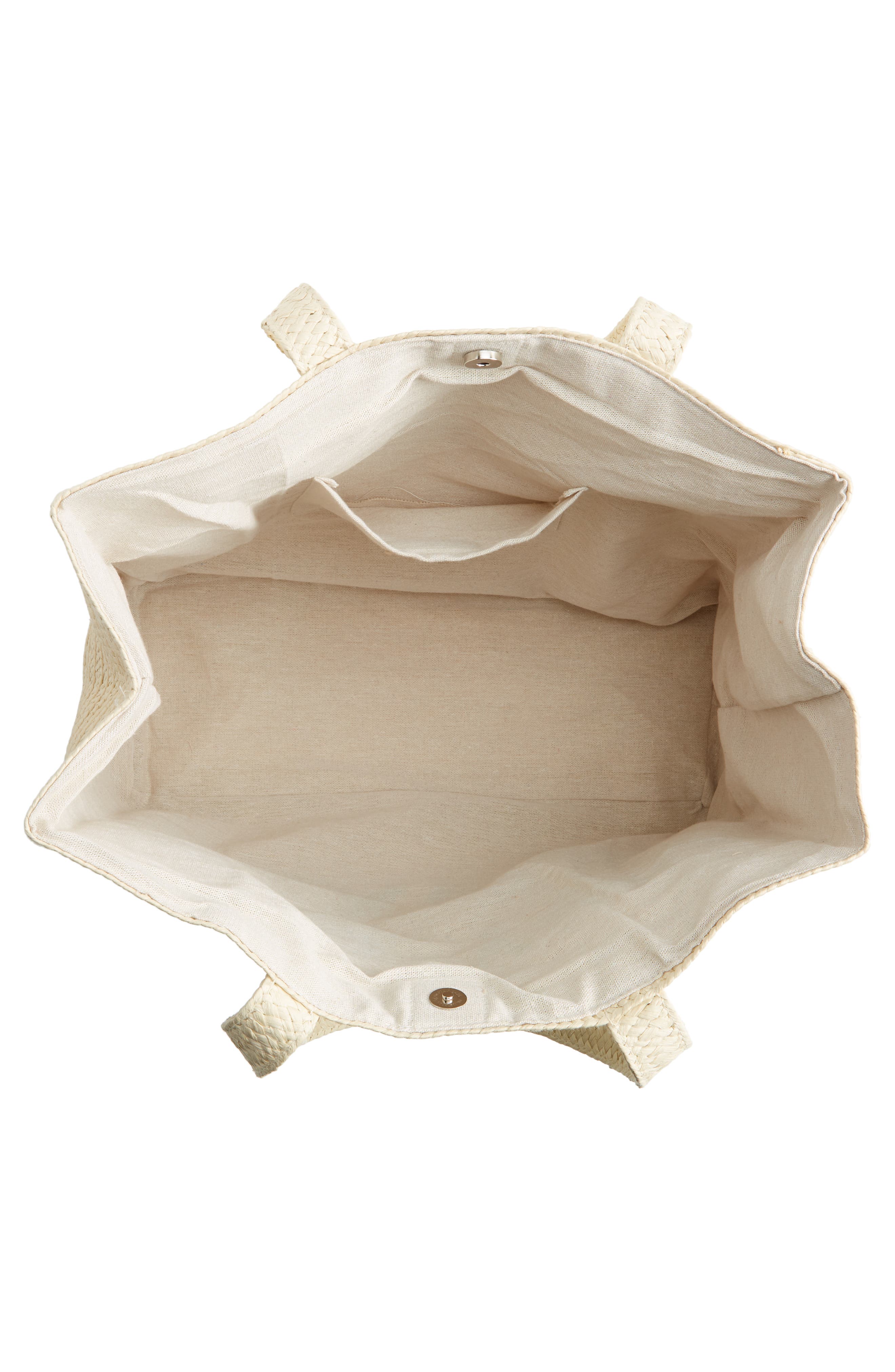 BTB Los Angeles Sea You Later Straw Tote, Alternate, color, 