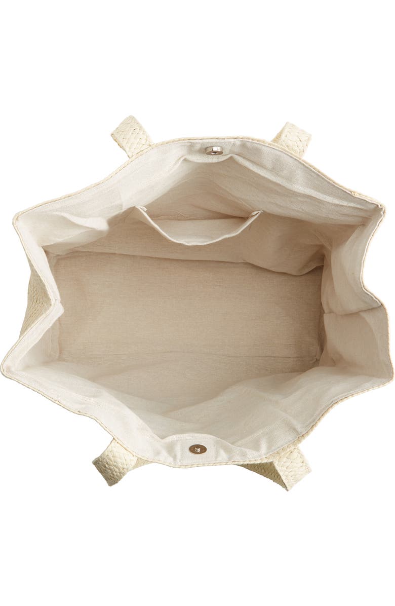 BTB Los Angeles Sea You Later Straw Tote, Alternate, color,