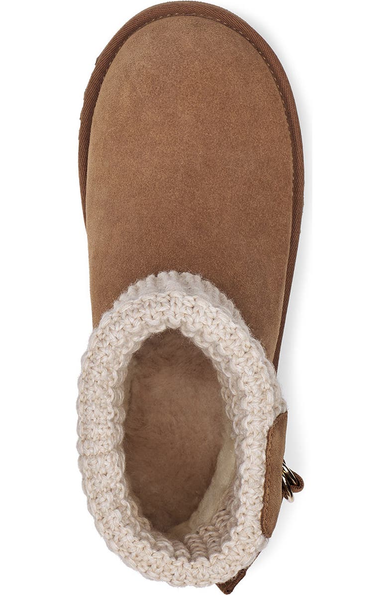 UGG<sup>®</sup> Mini Classic Solene Boot, Alternate, color, Chestnut/ Oatmeal Suede