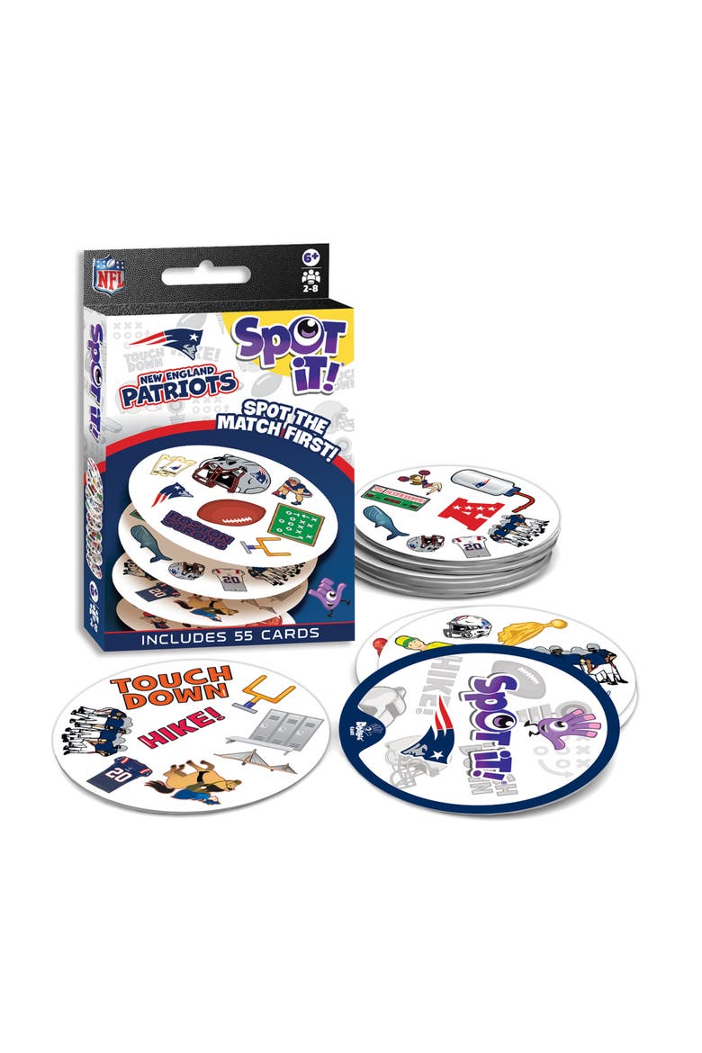 New England Patriots Spot It! Card Game, Alternate, color, Multicolor
