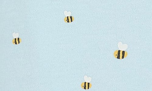 Magnetic Me Honey Hill Bee Print Organic Cotton Footie In Honey