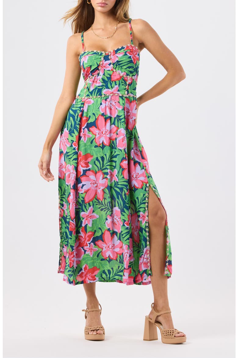 Rio Maxi Dress, Main, color, HONDURAS NAVY