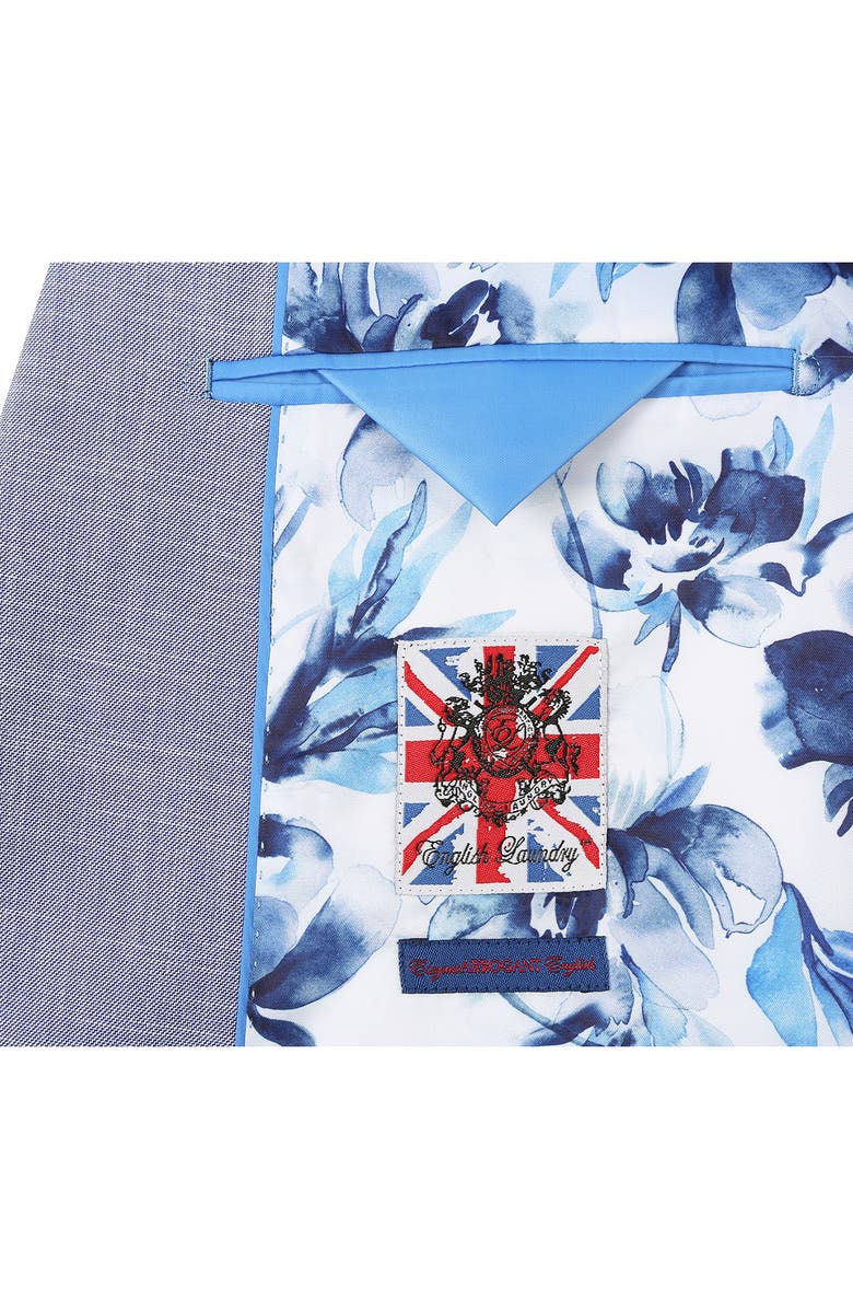 English Laundry Grey Two-Button Mélange Suit, Alternate, color, Light Grey