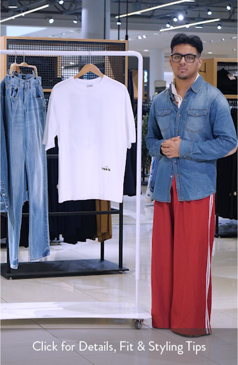 Legacy II Embroidered Cotton Graphic T-Shirt, sales video thumbnail