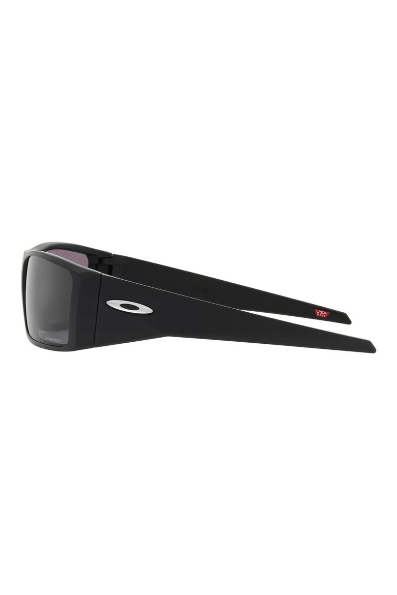 Heliostat 61mm Prizm™ Rectangular Sunglasses, Alternate, color, MATTE BLACK