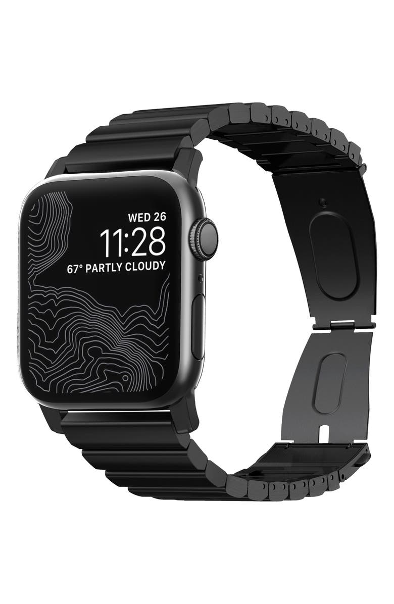 Nomad Stainless Steel Apple Watch<sup>®</sup> Strap, Main, color,