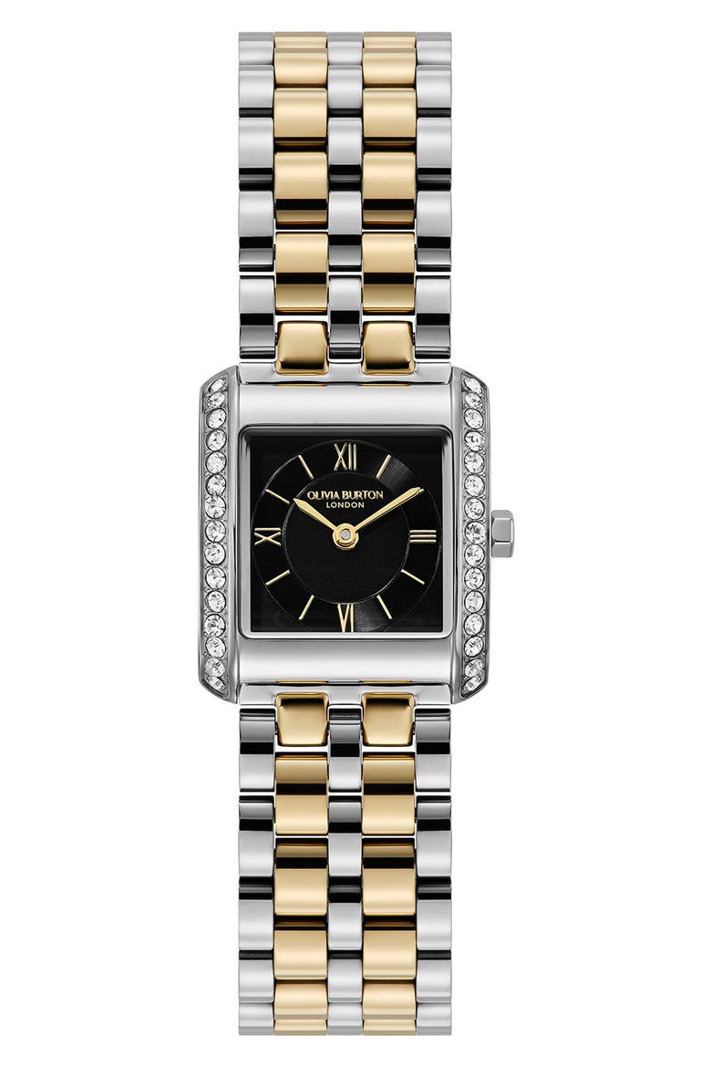 Berkley Square Quartz Bracelet Watch, 21mm, Main, color, BLACK