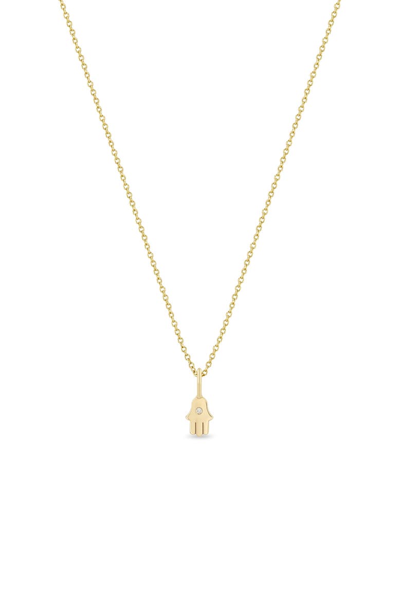 Hamsa Hand Charm, Alternate, color, YELLOW GOLD