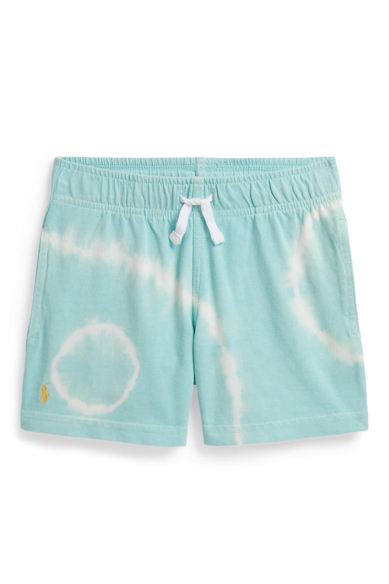 Kids' Cotton Jersey Sweat Shorts, Main, color, PARAKEET