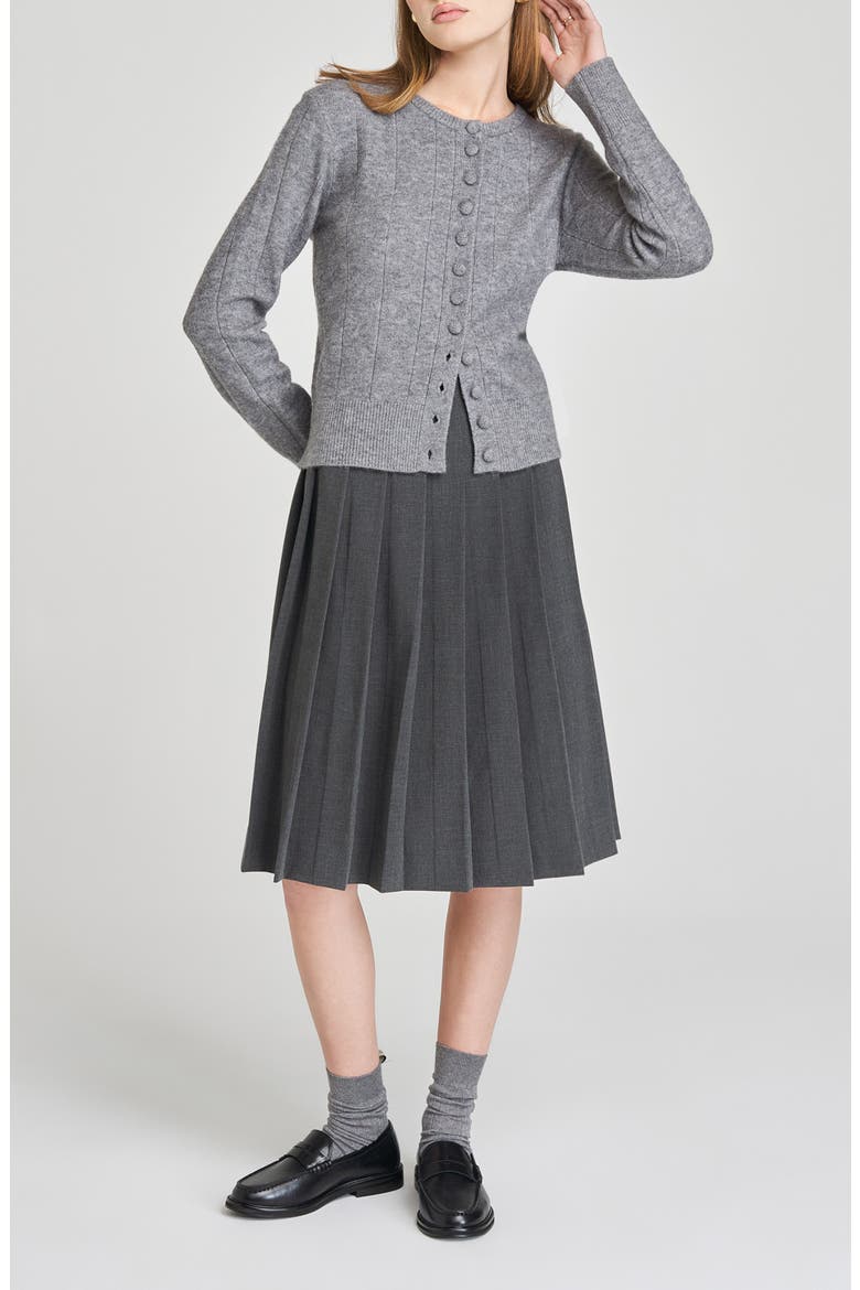 Cassie Cardigan, Alternate, color, HEATHER GREY