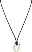 ARGENTO VIVO Serena Upside Down Horseshoe Pendant Cord Necklace