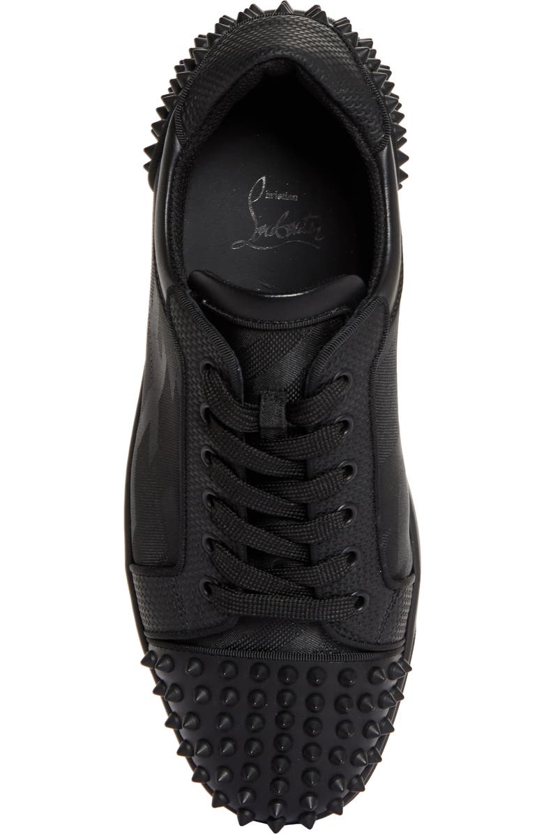 Christian Louboutin Seavaste 2 Orlato Flat Sneaker, Alternate, color, Black/ Black Matte