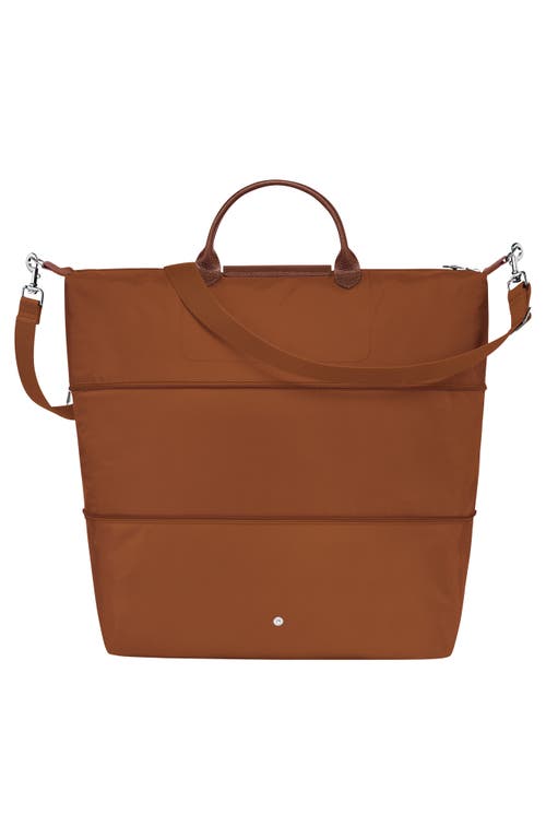 Longchamp The Pliage Expandable Duffle Bag In Brown