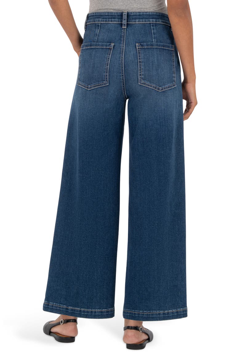 Meg High Rise Wide Leg Jeans, Alternate, color, DARK WASH