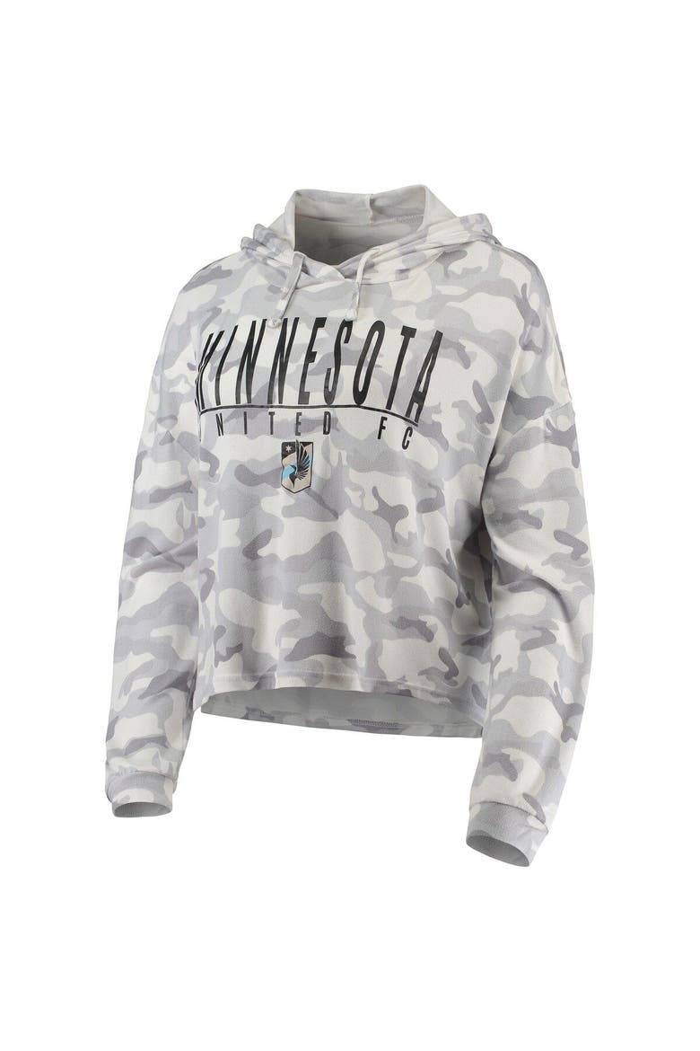 Women's Concepts Sport Gray Minnesota United FC Composite Hoodie T-Shirt, Alternate, color, Gray
