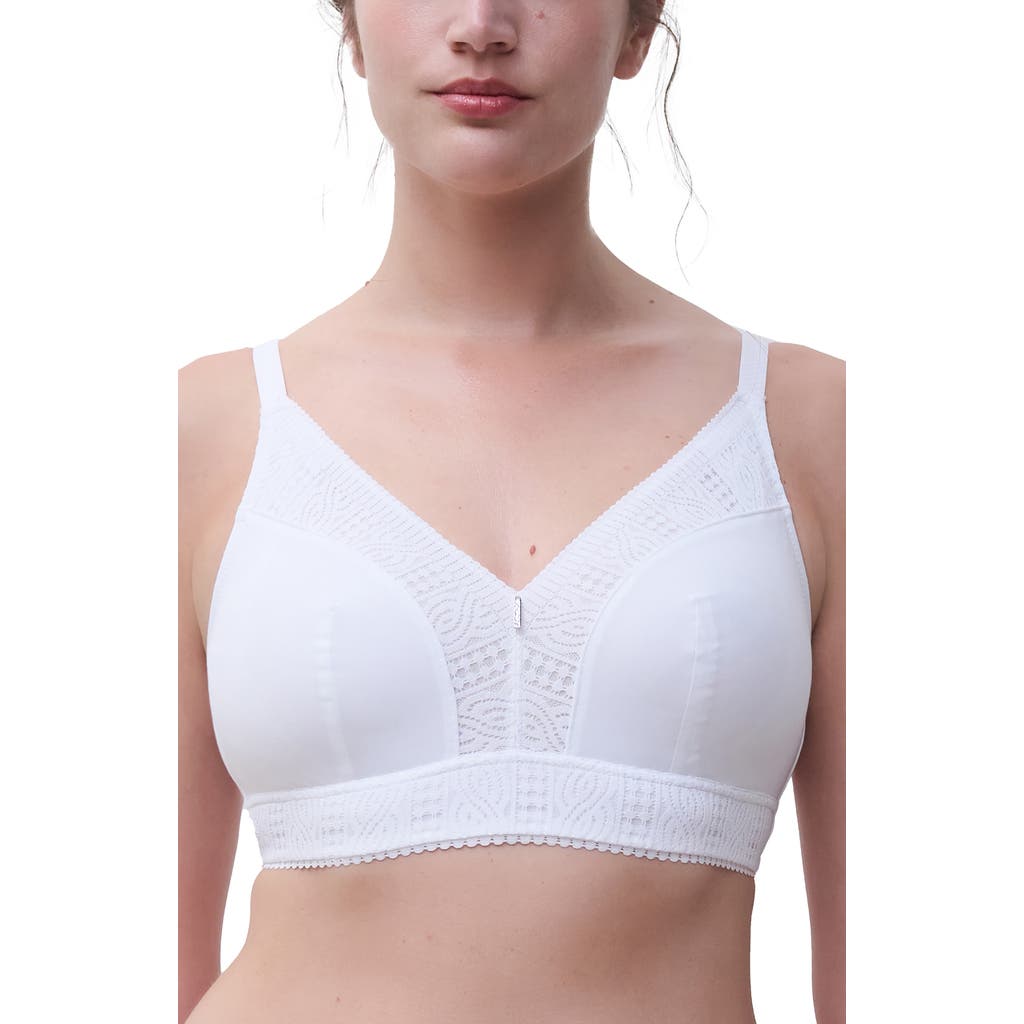 Chantelle Lingerie Easy Support Wireless Bra In White