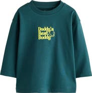 NEXT Kids' Slogan Long Sleeve Cotton Graphic T-Shirt