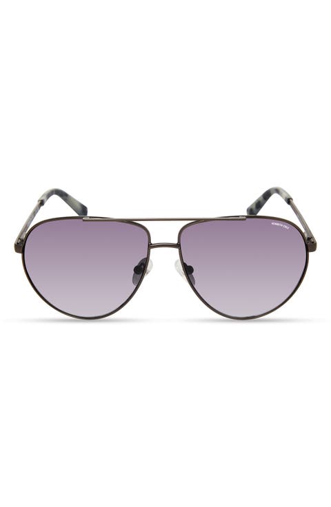 61mm Pilot Sunglasses