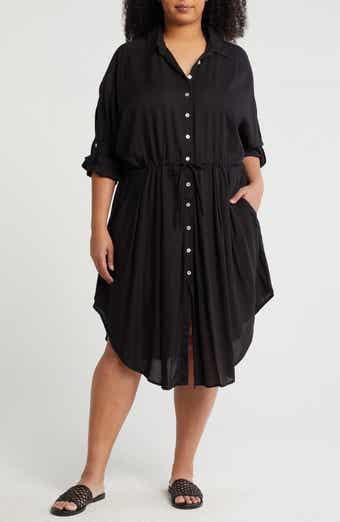 BOHO ME Long Sleeve Shirtdress