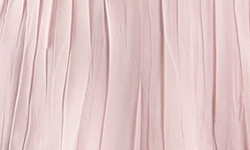 KOMAROV KOMAROV CAP SLEEVE TIERED CHARMEUSE & CHIFFON COCKTAIL DRESS