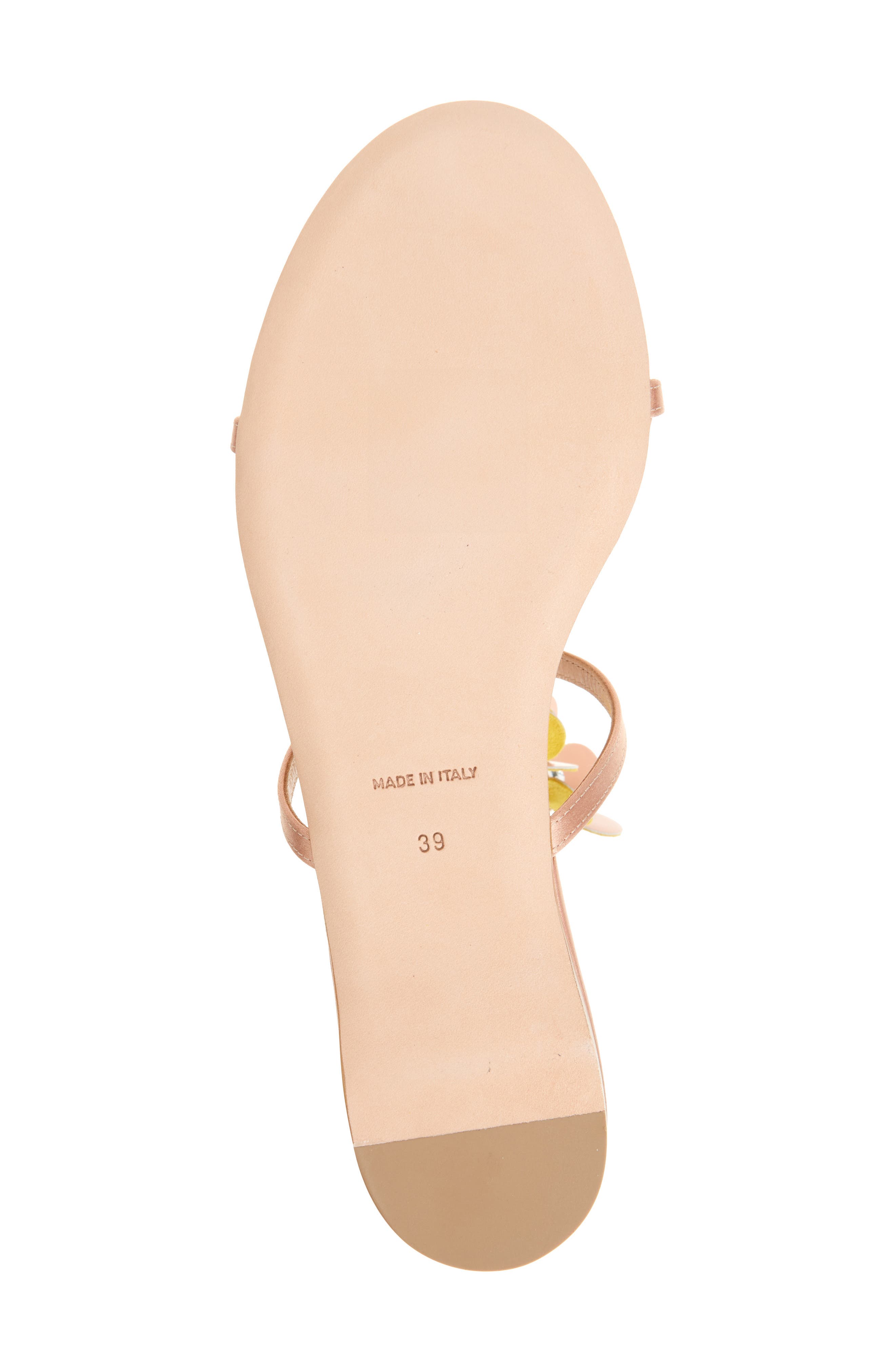 Giambattista Valli Flower Ankle Strap Sandal, Alternate, color, 