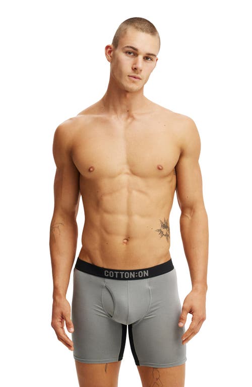 Cotton On Mens Sport Trunk In Gray