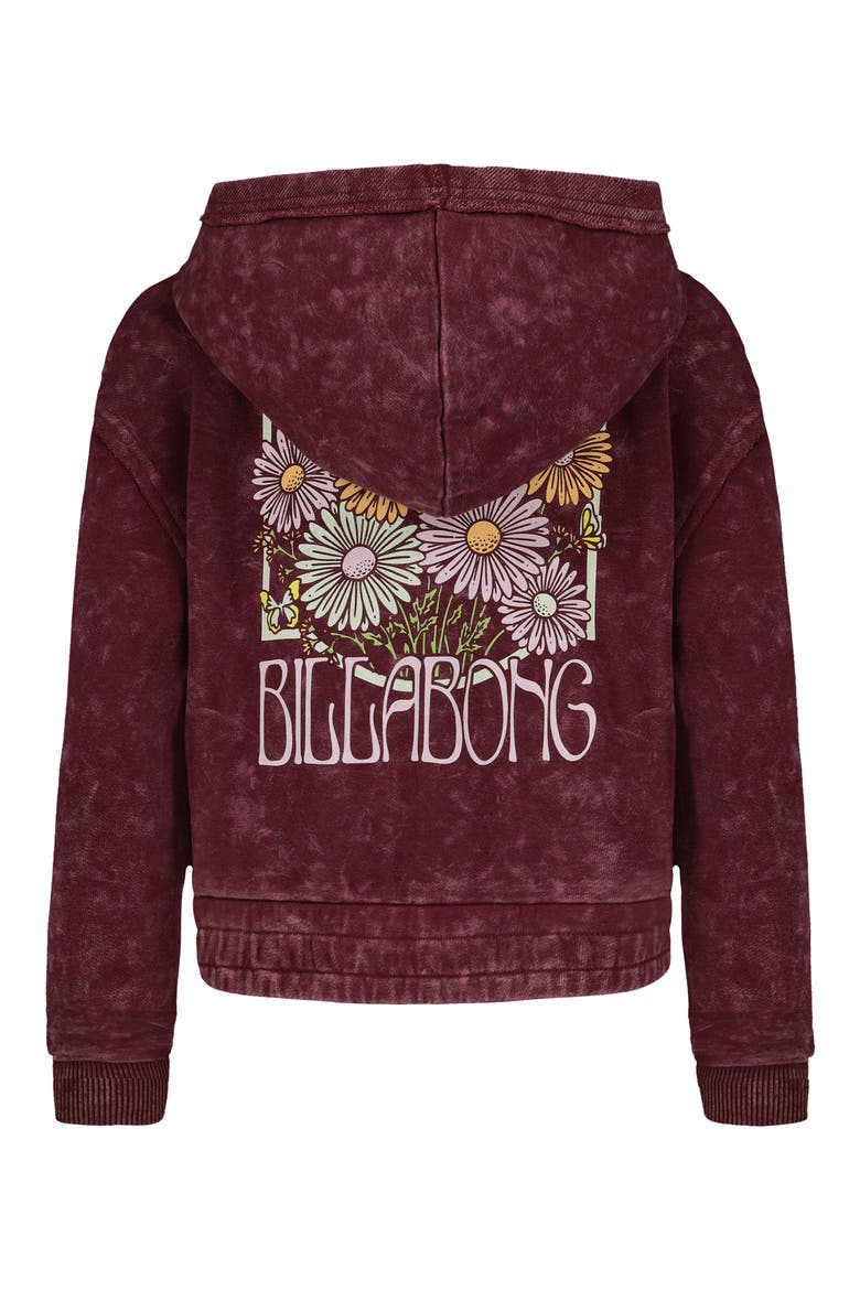 Kids' Wildflower Full Zip Hoodie, Alternate, color, CRUSHED VIOLETS
