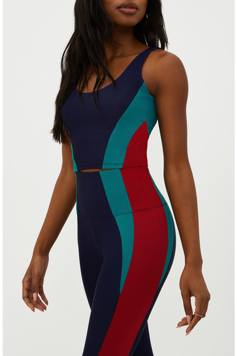 Grayson Rib Colorblock Crop Tank, Alternate, color, ULTRAMARINE COLORBLOCK