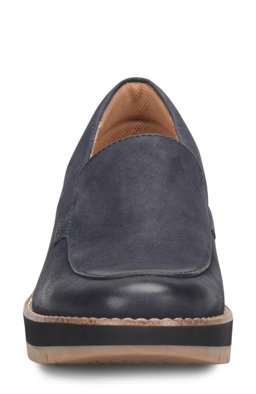 Comfortiva Farland Wedge Loafer In Sky Navy