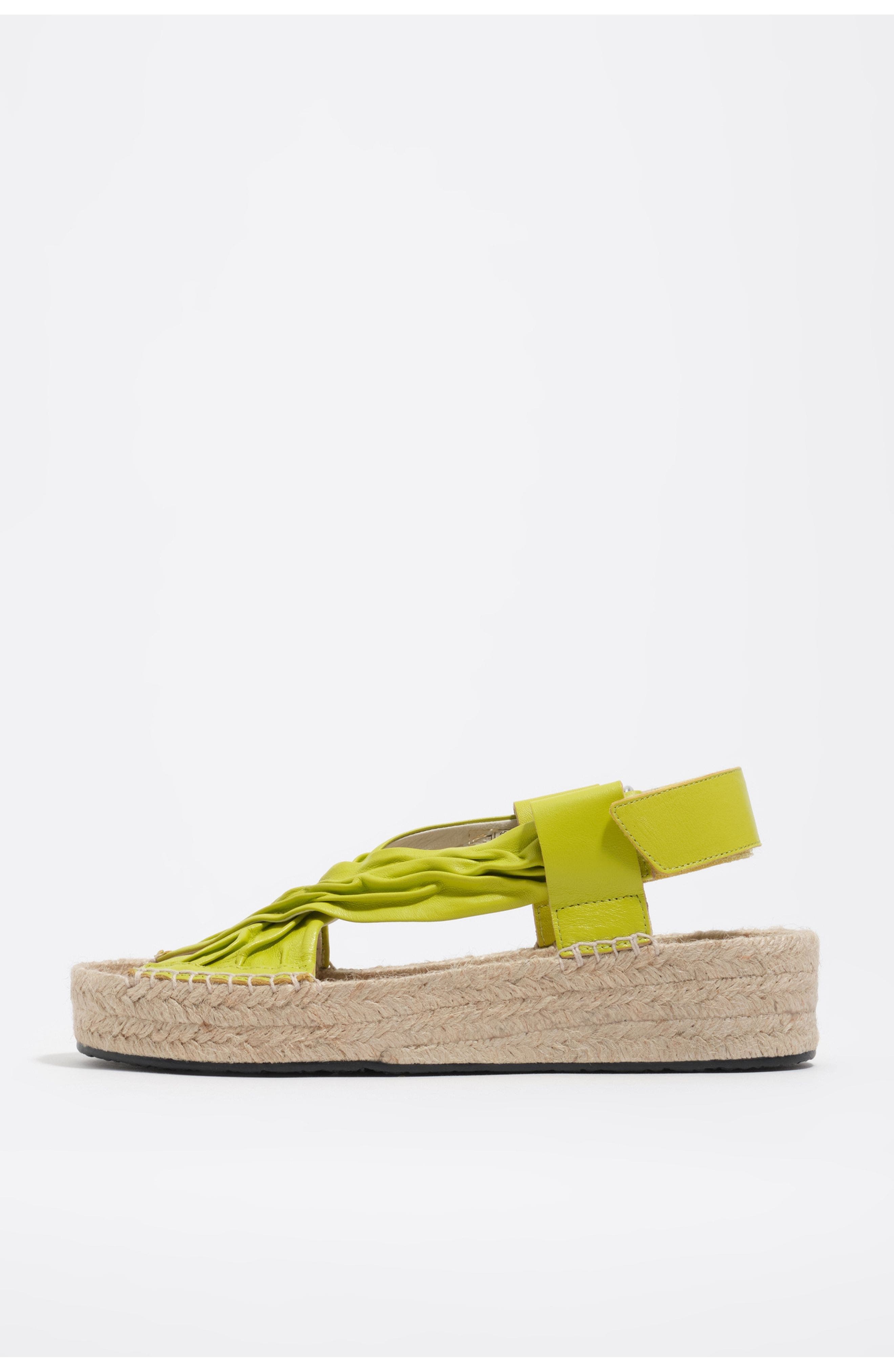Bimba y Lola Jute Wedge Sandal, Main, color, Pistachio