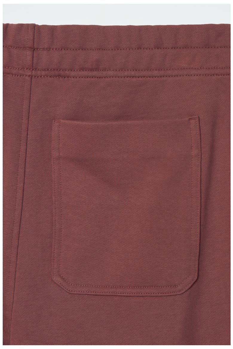 Organic Cotton Blend Barrel Leg Joggers, Alternate, color, BROWN MEDIUM DUSTY