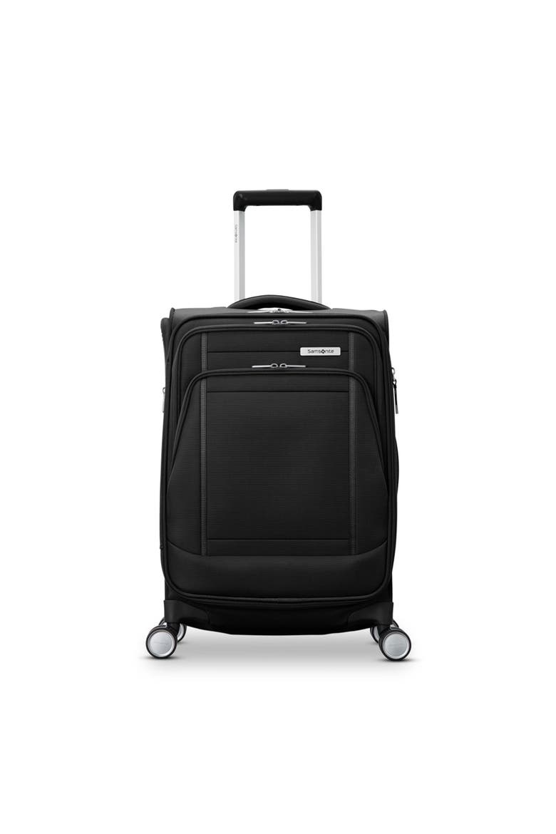 UpLIFT Softside Expandable (20"/29") 2 Piece Spinner Luggage Set, Alternate, color, Black