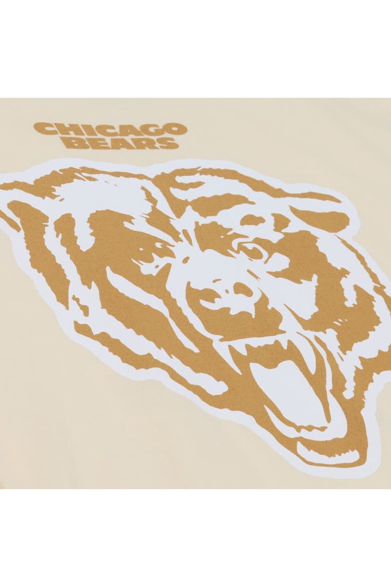 Men's Mitchell & Ness Walter Payton Cream Chicago Bears Sandman Name & Number T-Shirt, Alternate, color, Cream