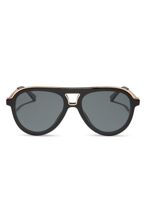 Tosca III 56mm Aviator Sunglasses