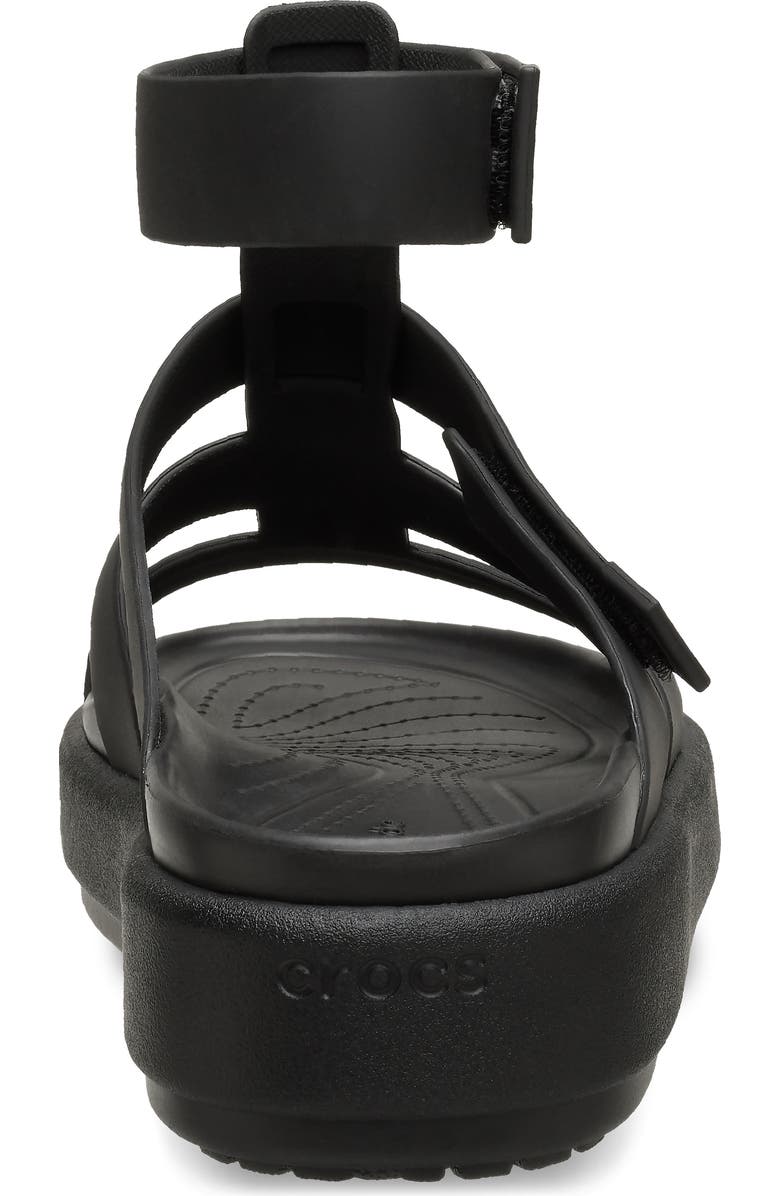 CROCS Brooklyn Luxe Water Resistant Gladiator Fisherman Slide Sandal, Alternate, color,