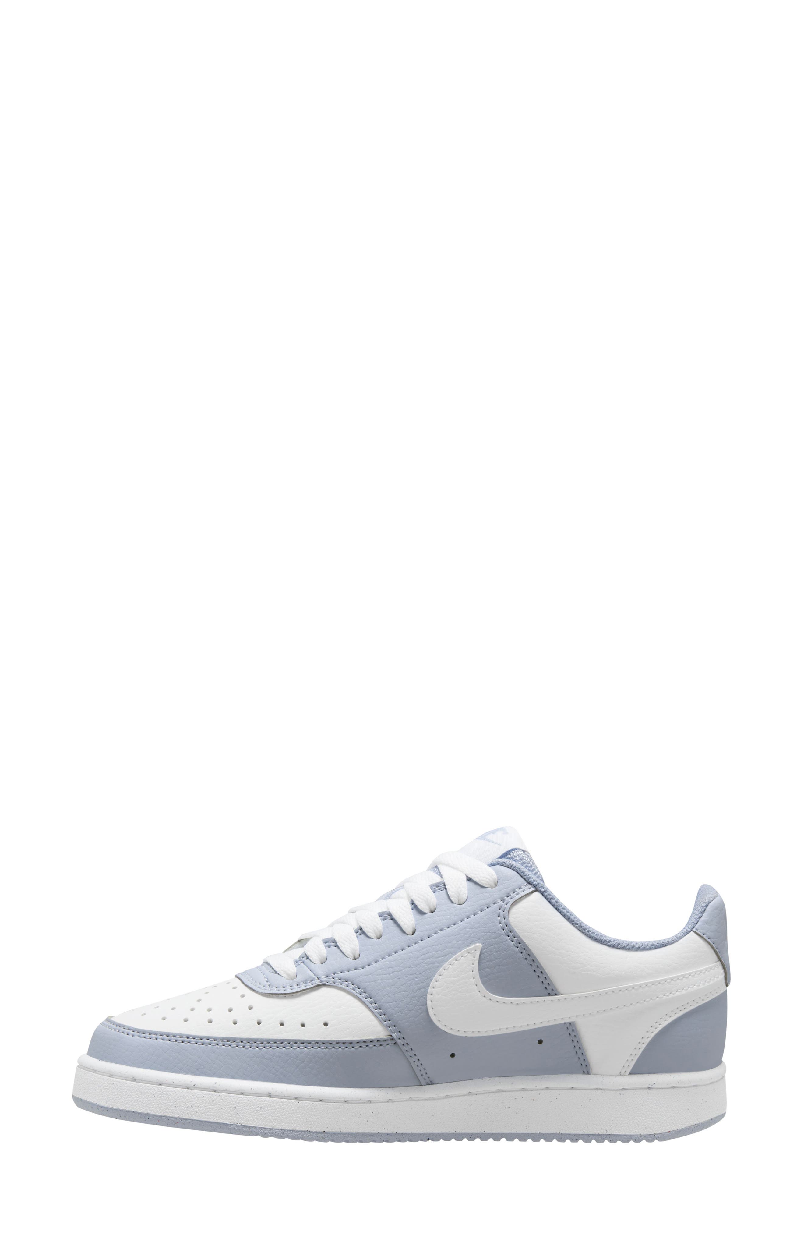 Nike Court Vision Low Sneaker, Alternate, color, Football Grey/ White