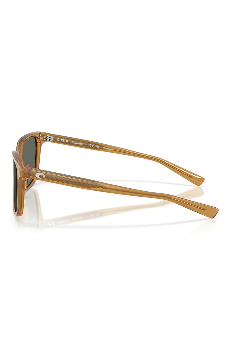 Kailano 53mm Polarized Square Sunglasses, Alternate, color, SUN RAY / GRAY 580G