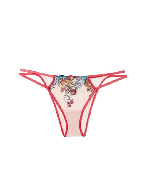 Adore Me Emilie Women's Plus-size Brazilian Panty In Floral Beige