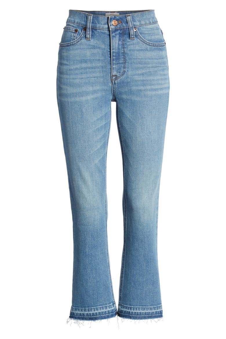 Billie Demi Boot Crop Jeans (Nordstrom Exclusive), Alternate, color, REDWOOD WASH