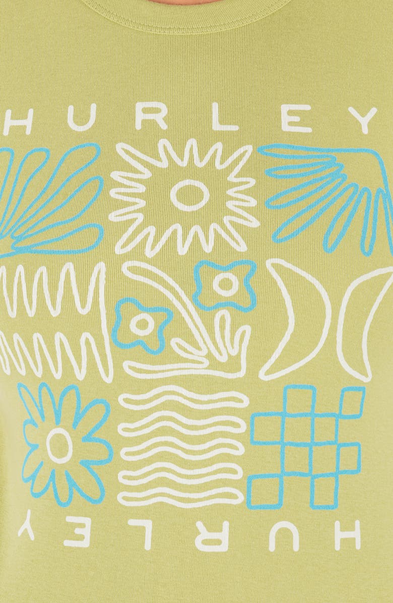 Hurley Array Cotton Graphic Baby Tee, Alternate, color, 