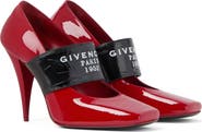 Givenchy Logo Square Toe Mary Jane Pump