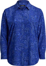 Lauren Ralph Lauren Kotta Paisley Print Button-Up Shirt