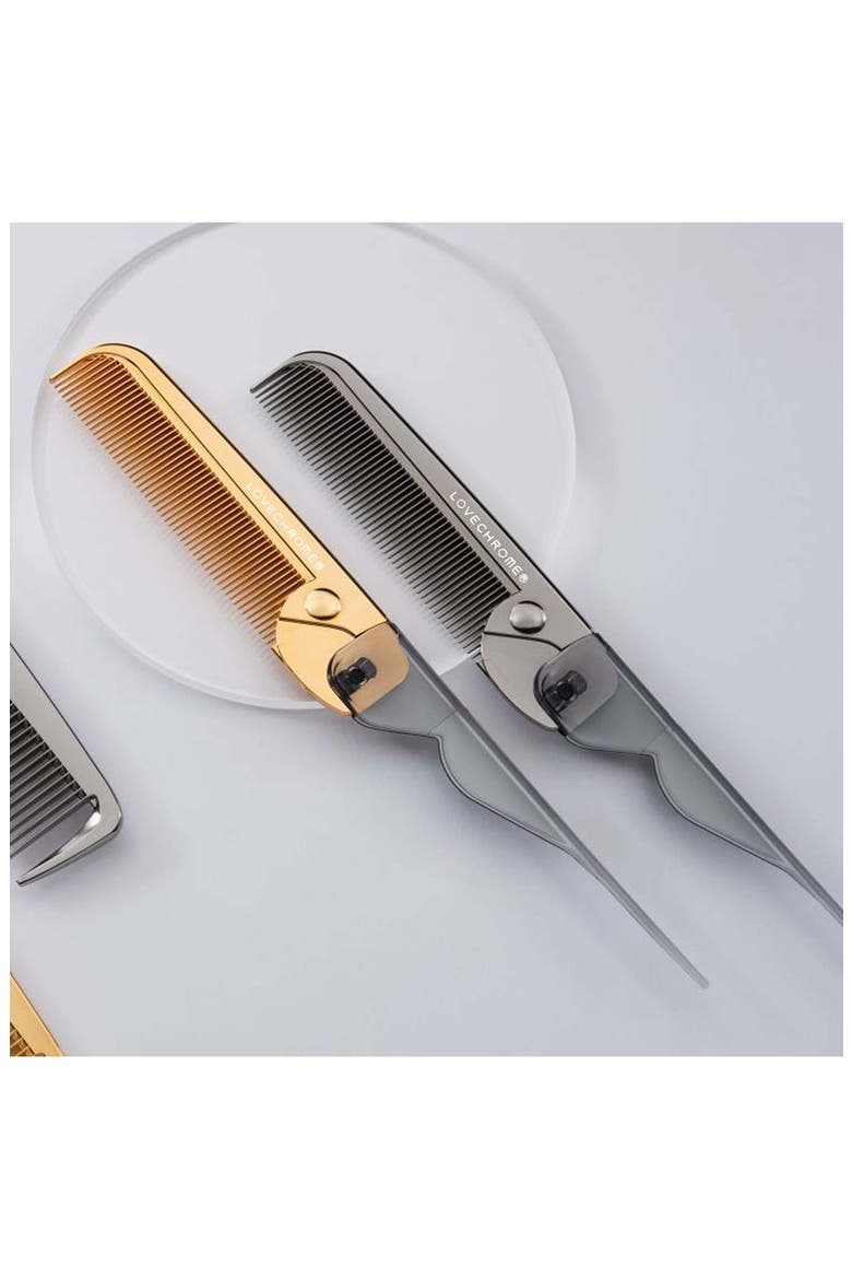 K24GP Bangs Comb, Alternate, color, GOLD