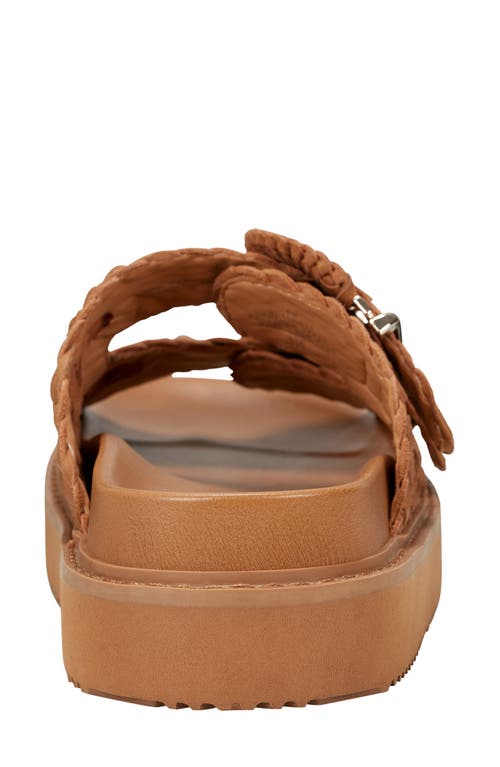 Shop Marc Fisher Ltd Auggie Two Strap Sandal In Beige