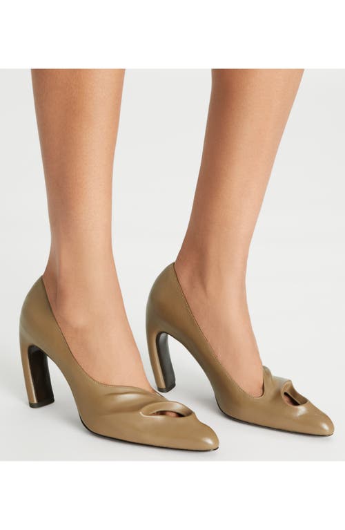 Tory Burch Pointed Toe Pump In Brown