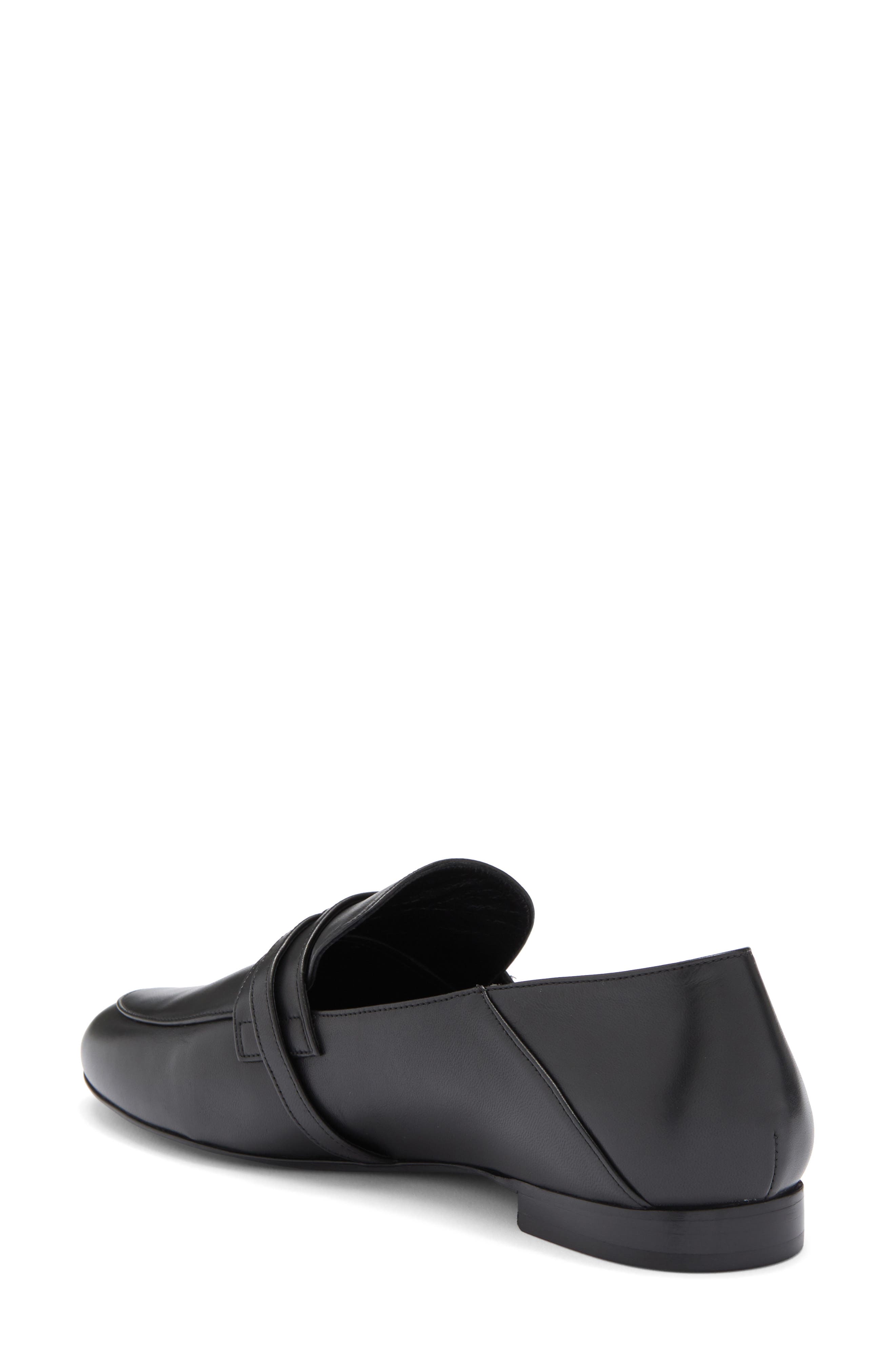 Longchamp Buckle Strap Loafer, Alternate, color, 