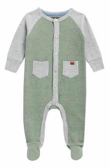 7 For All Mankind Colorblock Waffle Knit Footie