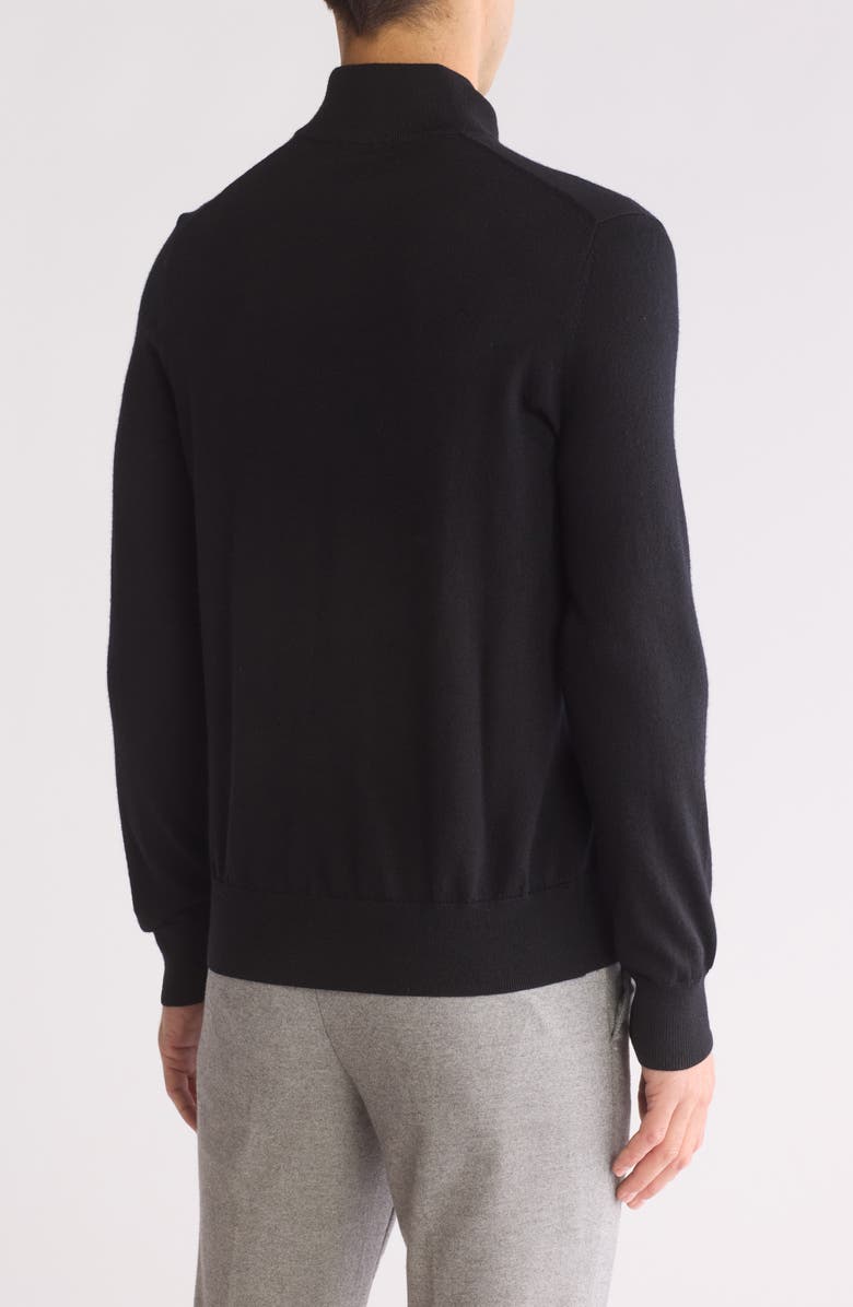 Brooks Brothers Merino Wool Quarter Zip Sweater, Alternate, color, 